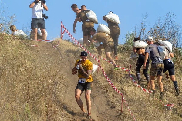 Odessa Ucraina Agosto 2018 Corse Sportive Tradizionali Della Nazione Gara — Foto Stock