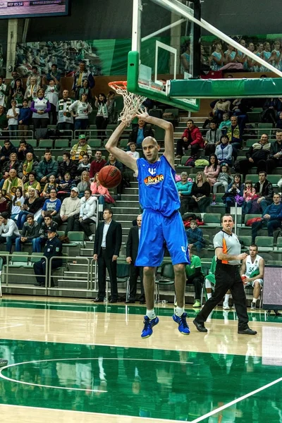 Odessa Ucrânia Dezembro 2015 Jogo Super Liga Ucrânia Basquete Derby — Fotografia de Stock