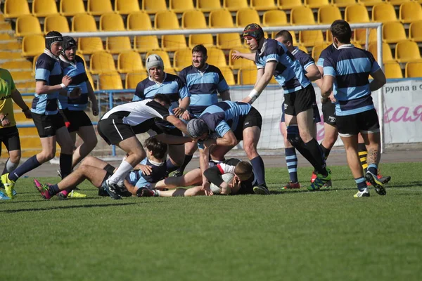 Odessa Ucraina Aprile 2018 Partita Internazionale Campionato Europeo Rugby Politechnik — Foto Stock