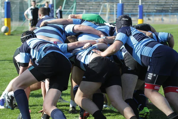 Oděsa Ukrajina Dubna 2018 Mezinárodní Utkání Evropské Rugby Championship Politechnik — Stock fotografie