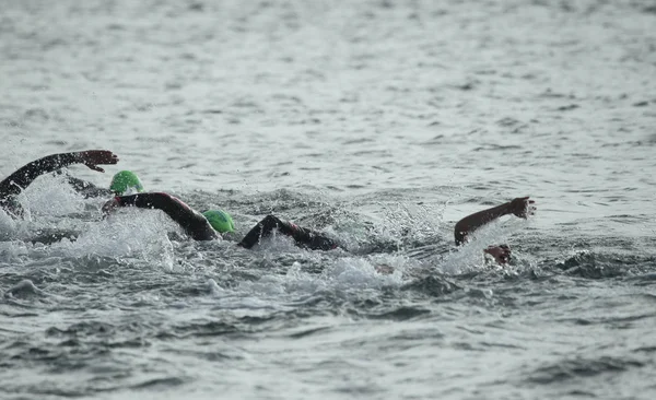 Odessa Ucraina Settembre 2018 Oceanman Open Water Concorsi Nuoto Odessa — Foto Stock