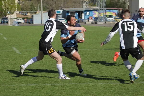 Oděsa Ukrajina Dubna 2018 Mezinárodní Utkání Evropské Rugby Championship Politechnik — Stock fotografie