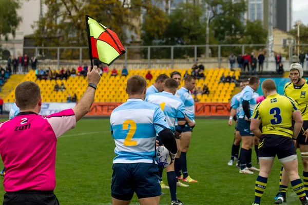 Odessa Ukraine Mai 2017 European Rugby Champions Cup Ukraine Bleu — Photo