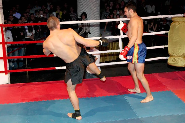 Odessa Ucrania Octubre 2010 Fight Club Peleas Sin Reglas Combatientes — Foto de Stock