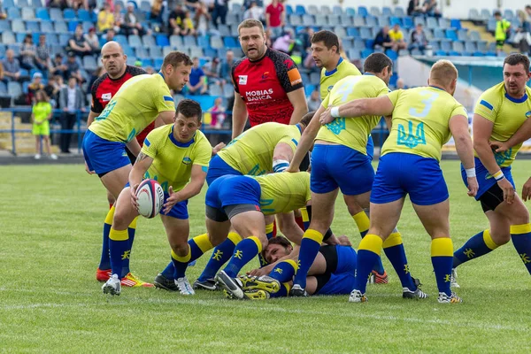 Odessa Ucrania Mayo 2016 Semifinal Copa Europa Rugby Tenso Juego —  Fotos de Stock