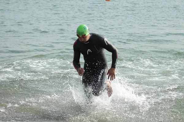 Odessa Ukraine Septembre 2018 Oceanman Open Water Swimming Competitions Odessa — Photo