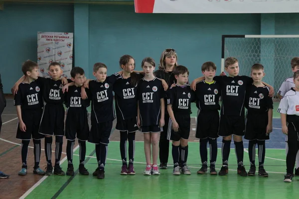 Odessa Ucrania Abril 2017 Liga Rugby Odessa Partido Escuela Deportes — Foto de Stock