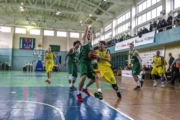 Odessa Ukraina December 2016 Matchen Super League Ukraina Basket Derby — Stockfoto