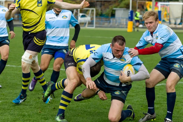 Odessa Ucrania Mayo 2017 Copa Europa Rugby Ucrania Azul Suecia — Foto de Stock