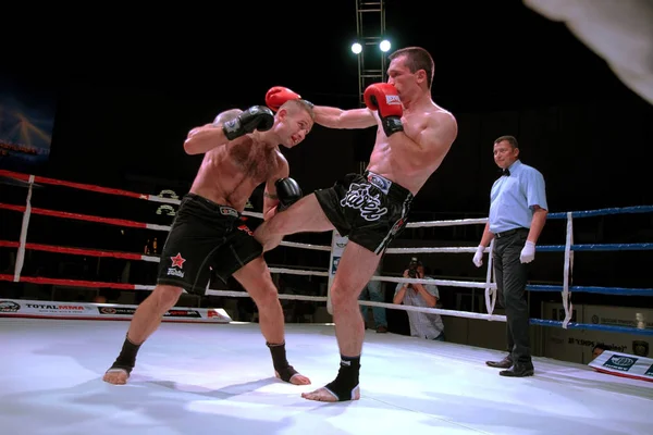 Odessa Ucrânia Agosto 2013 Atletismo Mma Lutadores Artes Marciais Mistas — Fotografia de Stock