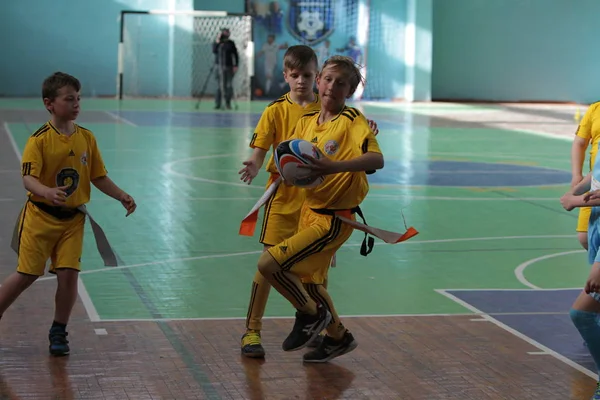 Abril 2017 Odessa Ucrania Liga Rugby Odessa Escuela Deportes Especiales —  Fotos de Stock