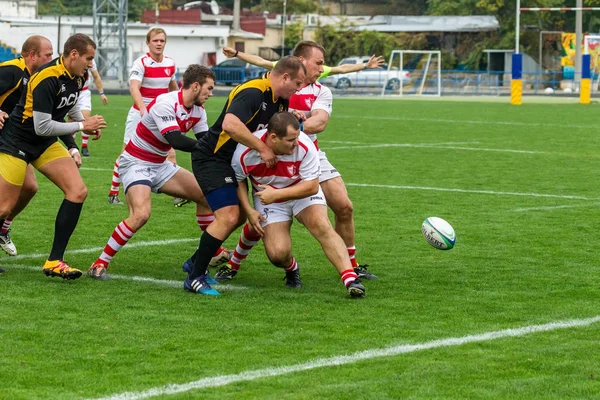 Odessa Ukraina Okt 2017 Rugby Championship Drużyny Narodowej Odessa Harkova — Zdjęcie stockowe