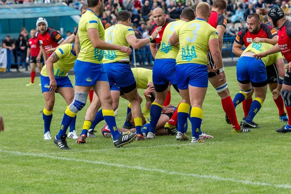 Odessa Ucraina Maggio 2016 Semifinale Della Coppa Europa Rugby Gioco — Foto Stock
