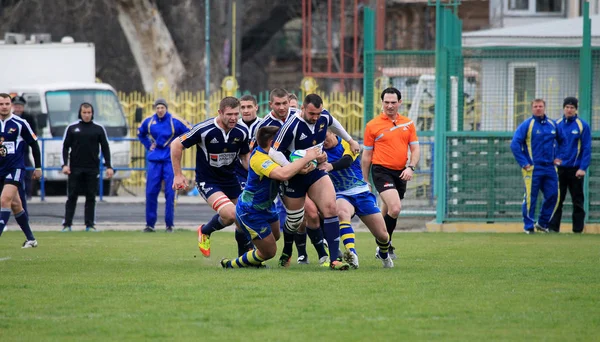 Odessa Ucrania Abril 2013 Copa Europa Internacional Rugby Equipo Moldavia —  Fotos de Stock