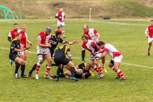 Odessa Ukraina Listopada 2015 Rugby Puchar Ukrainy Credo Odessa Olympic — Zdjęcie stockowe