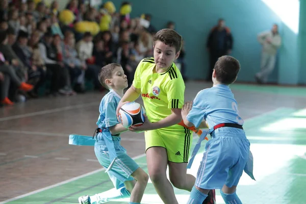 Odessa Ucrania Abril 2017 Liga Rugby Odessa Partido Escuela Deportes — Foto de Stock