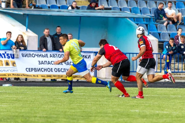 Odessa Ucrania Mayo 2016 Semifinal Copa Europa Rugby Tenso Juego —  Fotos de Stock