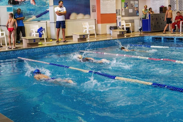 Odessa Ucrania Septiembre 2016 Natación Deportiva Piscina Durante Campeonato Ucraniano —  Fotos de Stock