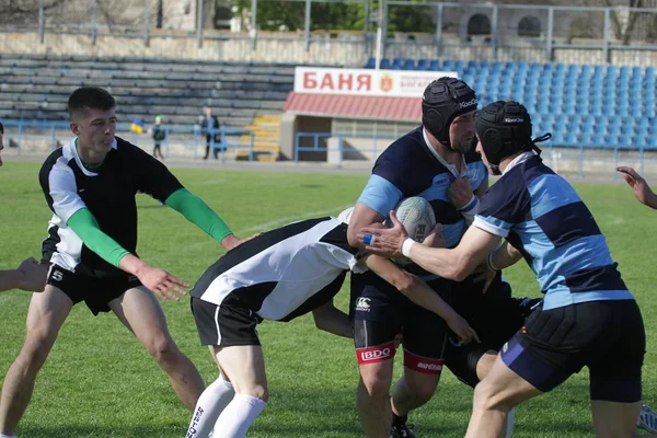 Odessa Ukraina Kwietnia 2018 Międzynarodowy Mecz Europejski Rugby Championship Politechnik — Zdjęcie stockowe