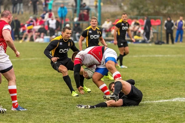 Odessa Ucrânia Novembro 2015 Campeonato Ucraniano Rugby Credo Odessa Olympic — Fotografia de Stock