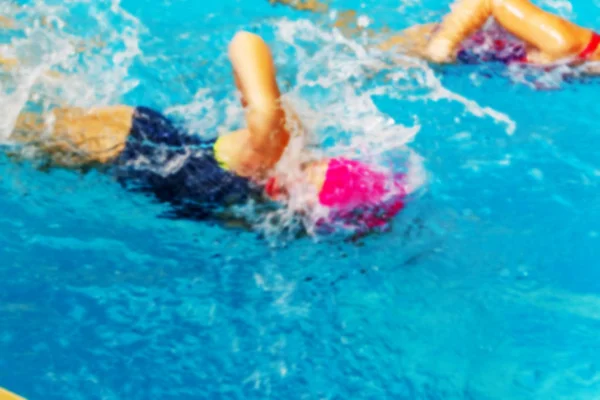 Los Antecedentes Deportivos Abstractos Son Nítidos Piscina Deporte Como Desenfoque — Foto de Stock