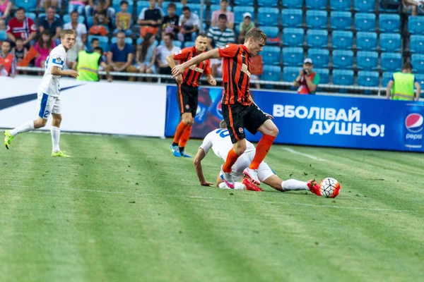 Odessa Ukraina Augusti 2015 Sjachtar Donetsk Och Dnipro Dnipropetrovsk Matchen — Stockfoto