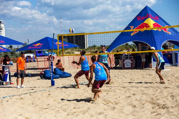 Odessa Ukrayna Ağustos 2017 Ukrayna Beach Voleybol Şampiyonası Oyunlar Festivali — Stok fotoğraf