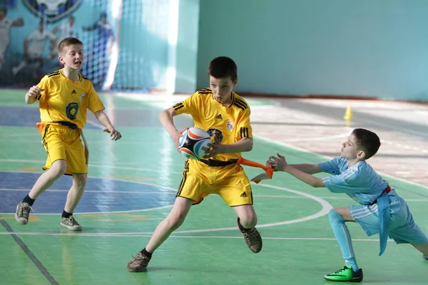 Abril 2017 Odessa Ucrania Liga Rugby Odessa Escuela Deportes Especiales — Foto de Stock