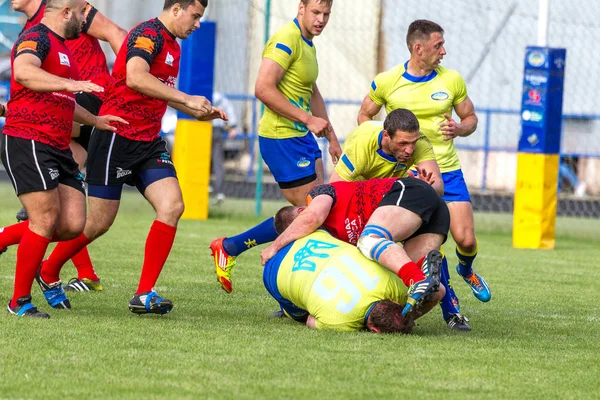 Odessa Ukraina Maja 2016 Roku Półfinale Pucharu Europy Rugby Trzymająca — Zdjęcie stockowe