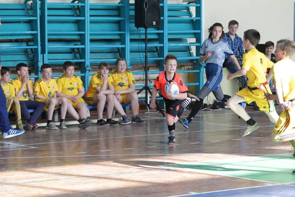 Abril 2017 Odessa Ucrania Liga Rugby Odessa Escuela Deportes Especiales — Foto de Stock