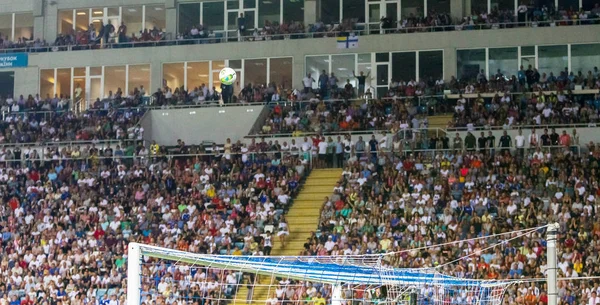 Odessa Ukraine Juli 2018 Verschwommene Zuschauermenge Auf Der Stadiontribüne Bei — Stockfoto