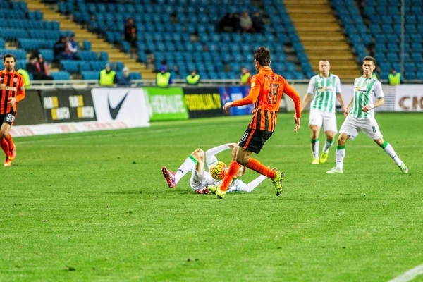 Odessa Ucrânia Dezembro 2015 Karpaty Shakhtar Donetsk Uma Partida Pela — Fotografia de Stock