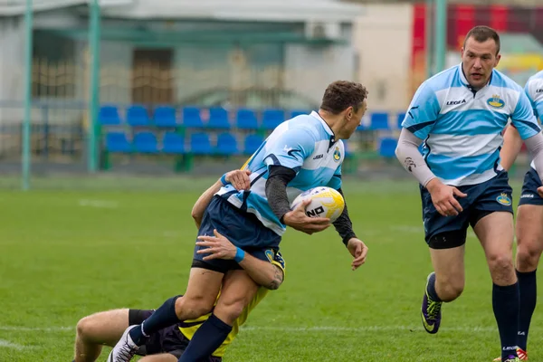 Odessa Ukraine Mai 2017 European Rugby Champions Cup Ukraine Bleu — Photo