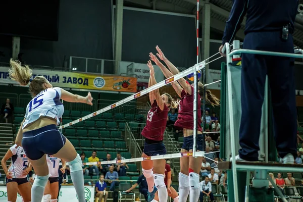 Odessa Ukraina September 2016 Damernas Volleyboll Spel Landslag Nationella Kvinnors — Stockfoto