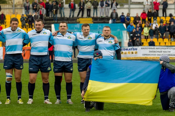 Odessa Ukraina Maja 2017 Ukraina Europejski Rugby Champions Cup Niebieski — Zdjęcie stockowe