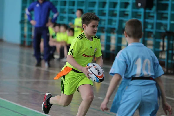 Odessa Ucrania Abril 2017 Liga Rugby Odessa Partido Escuela Deportes — Foto de Stock