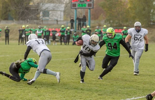 Odessa Ucrânia Novembro 2015 Copa Ucrânia Sobre Piratos Futebol Americano — Fotografia de Stock