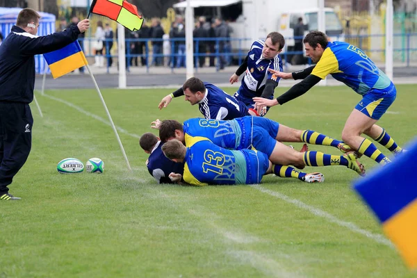 Odessa Ukraine April 2013 Internationaler Europapokal Rugby Team Aus Moldawien — Stockfoto