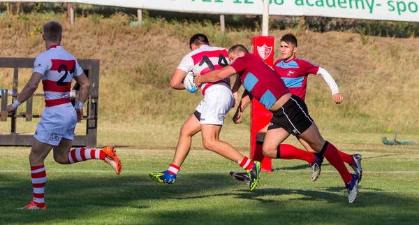 Odessa Ukraina Września 2017 Turniej Międzynarodowej Rugby Pomiędzy Zespołami Chişinău — Zdjęcie stockowe