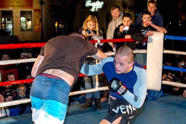 Oděsa Ukrajina Října 2015 Regionální Zápasy Ringu Atletika Mma Smíšených — Stock fotografie