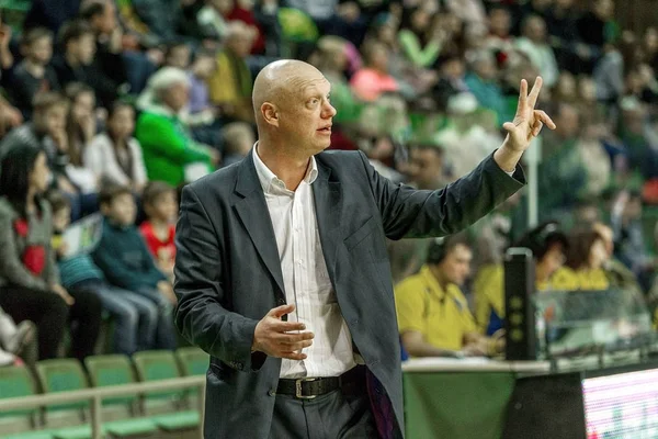 Oděsa Ukrajina Prosince 2015 Zápas Super League Ukrajiny Basketbalové Derby — Stock fotografie