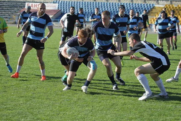 Odessa Ucraina Aprile 2018 Partita Internazionale Campionato Europeo Rugby Politechnik — Foto Stock