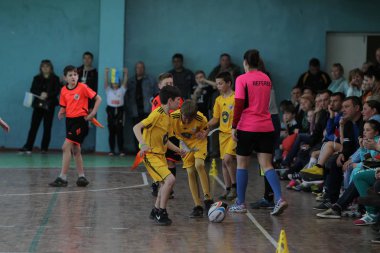 29 Nisan 2017 - Odessa, Ukrayna: rugby ligi odessa maçın özel spor okulu