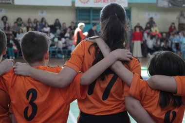 Odessa, Ukrayna - 29 Nisan 2017: rugby ligi odessa maçın özel spor okulu