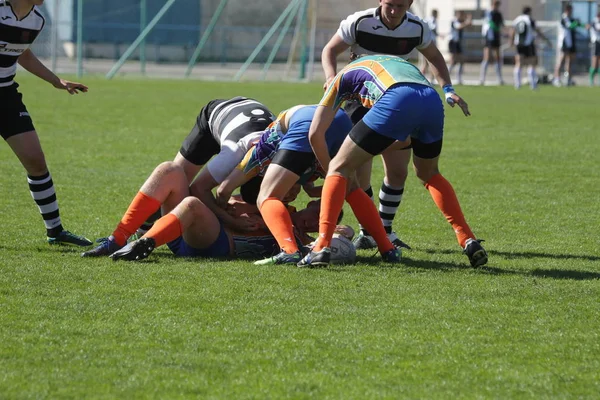 Oděsa Ukrajina Dubna 2018 Mezinárodní Utkání Evropské Rugby Championship Politechnik — Stock fotografie