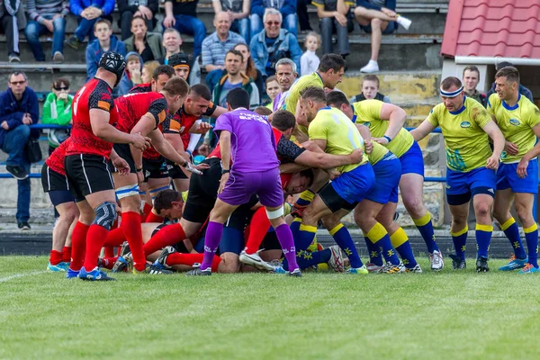 Odessa Ukraina Maja 2016 Roku Półfinale Pucharu Europy Rugby Trzymająca — Zdjęcie stockowe