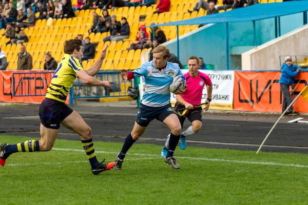 Odessa Ukraina Maja 2017 Ukraina Europejski Rugby Champions Cup Niebieski — Zdjęcie stockowe