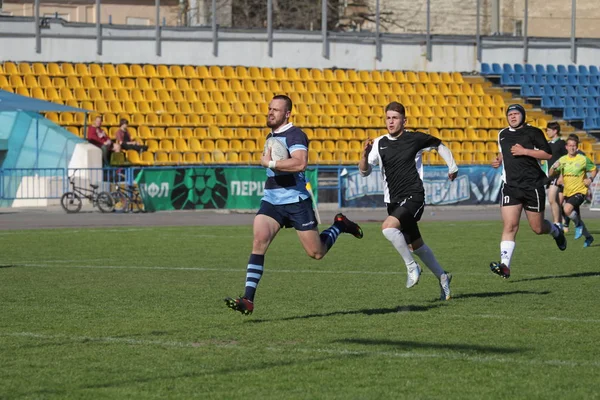 Odessa Ucraina Aprile 2018 Partita Internazionale Campionato Europeo Rugby Politechnik — Foto Stock