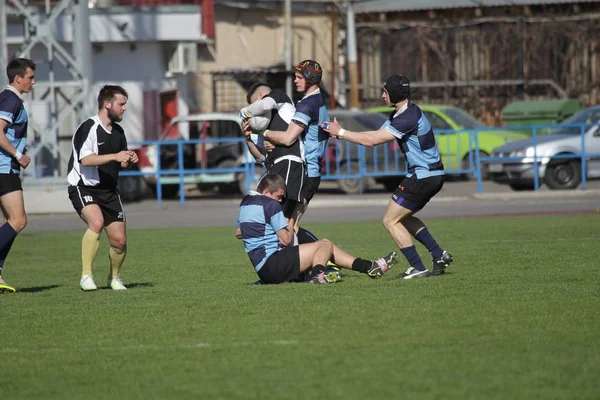 Odessa Ucrania Abril 2018 International Match European Rugby Championship Politechnik —  Fotos de Stock