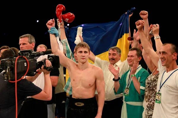 Odessa Ukraine May 2014 World Champion Alexander Spyrko Ukraine Boxing — Stock Photo, Image